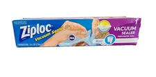 New Ziploc Vacuum Sealer 1 Roll Refill 11 in X 16 Ft Sealed Box NOS