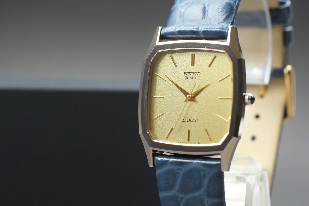 1990年代製造　セイコー　ドルチェ SEIKO DOLCE 9521-5070 Vintage 1984 N MINT Seiko Dolce 9521-5070 NSAG Tank Quartz Mens