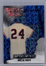 Willie Mays 2025 Leaf Optichrome Baseball 1/1 Pre Production Proof