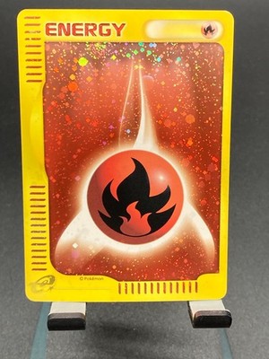 Pokemon Card Japanese  Fire Energy - McDonalds Holo E-Series