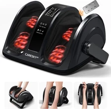 FSA HSA Eligible Foot Massager for Neuropathy, Feet Massager with Heat, 3-Heatin