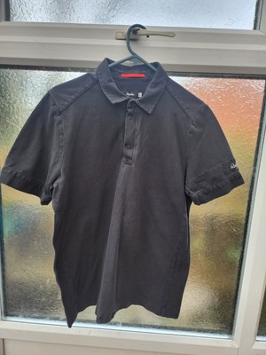 Herren Poloshirt Rapha Logo Größe L Schwarz Baumwolle