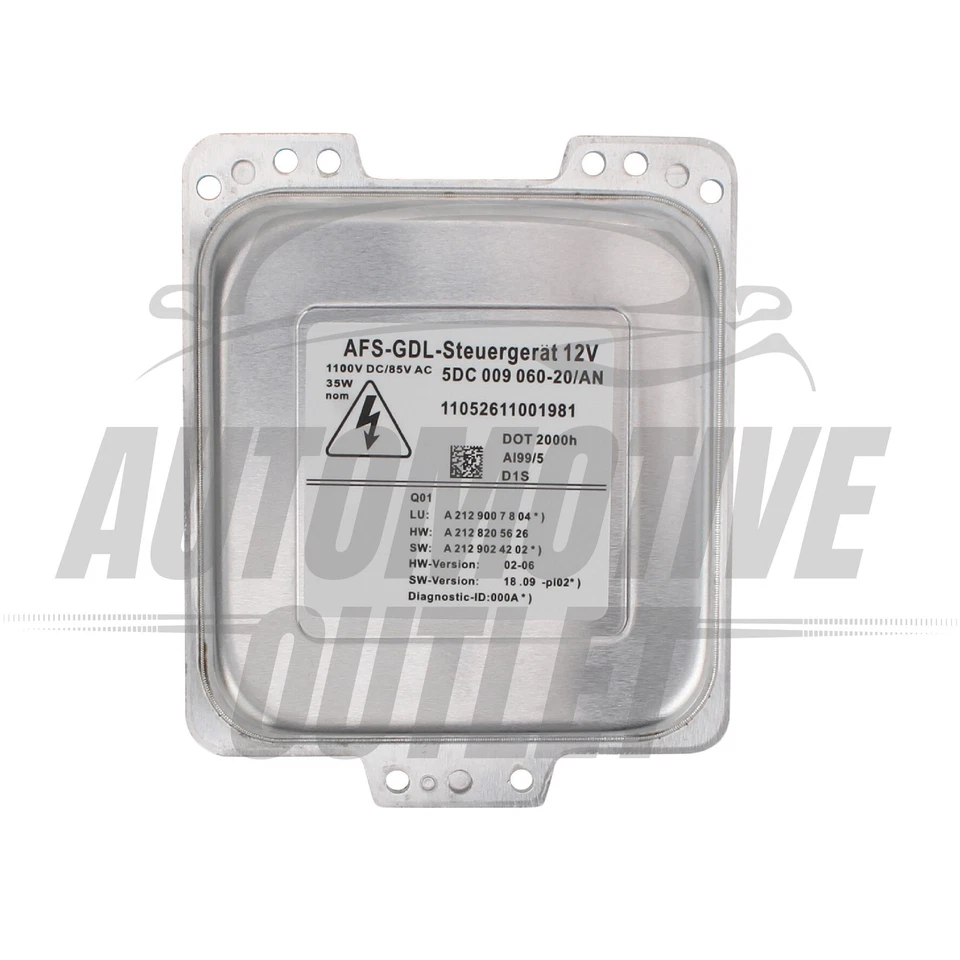 HID XENON HEADLIGHT BALLAST CONTROL UNIT FOR MERCEDES E CLASS W212 2010-2014 OEM - Image 2 of 4