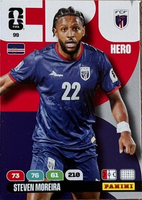 Panini FIFA ADRENALYN XL Club World Cup 2026 NR 99 Steven Moreira HERO Cap Verde