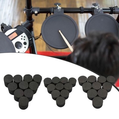 10x Trommel Trigger Percussion Instrument Zubehör Ersatz Schwamm Spalte