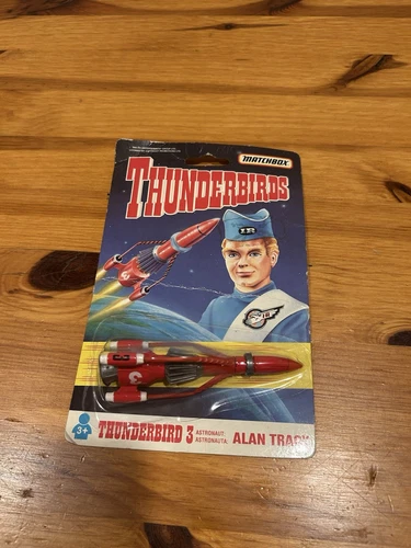 THUNDERBIRDS, THUNDERBIRD 3 ASTRONAUT: ALAN TRACY MIB MATCHBOX VEHICLE New