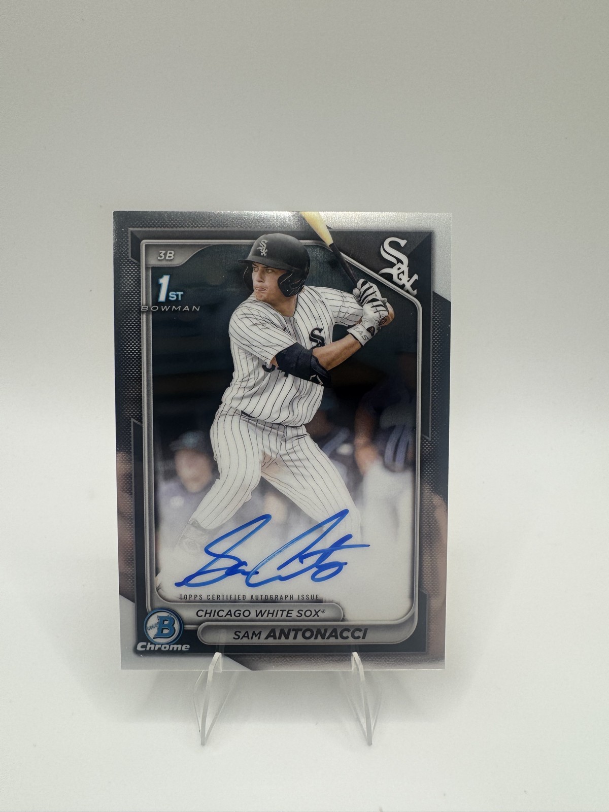 2024 Bowman Draft - Chrome Prospect Autographs Sam Antonacci #CPA-SA (AU, RC)
