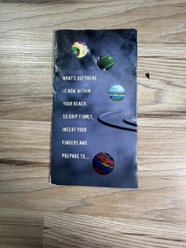 Vintage 1995 Sega Saturn It's Out There Promo VHS Mailer Brochure Free CD Offer
