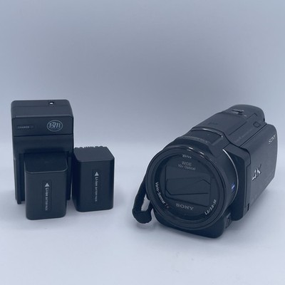 Sony 4k Ultra HD Handycam Video Camera (Model FDR-AX33) 2 Extra Batteries!