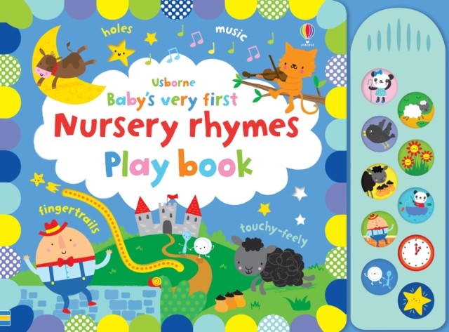 Baby's Very First Nursery Rhymes Playbook by Fiona Watt (Board book)