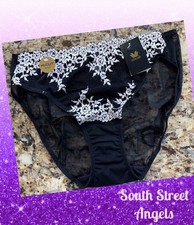 WACOAL 841191  BLACK  Embrace Lace HI-CUT Panties  SIZE 2XL XXL