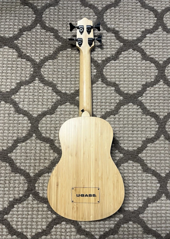 Kala U-Bass Bamboo Acoustic-Electric Bass Ukulele w/ Gig Bag - Image 3 of 4