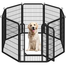 Yaheetech Recinto per Cani Grande 8 Pannelli 68 x 100 cm Conigli Animali