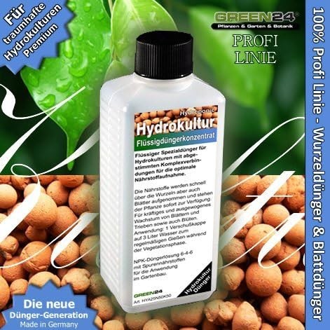 GREEN24 Hydroculture Hydroponics Plant Food - Liquid Fertilizer HighTech NPK, R