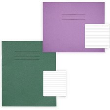 Rhino Handwriting Exercise Practice Books - 2 Sizes - Green or Purple Cover