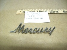 1967 Mercury Cyclone Fiberglass Hood Emblem Nameplate  Nos .  Rare 