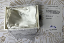 Blissy 100 Mulberry Silk Pillowcase White Standard Open Box