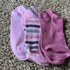 Women's Decorative Socks No Show Set of Three Brand New