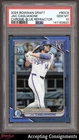 2024 Bowman Chrome Draft Blue Refractor Jac Caglianone 1ST ROOKIE 104/150 PSA 10
