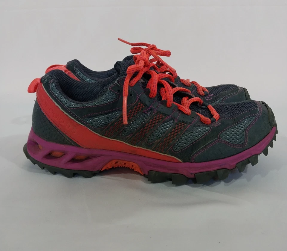 Zapato deportivo Adidas Kanadia 5 TR Trail Running gris/rosa para mujer talla 7 Foto 4 de 4
