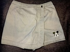 Mickey Unlimited Vintage Women s Size 7 Mickey Mouse Button Skort disney