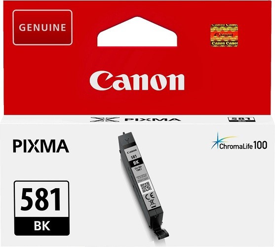 Canon CLI-581BK Schwarz Tintentank, Schwarz, Tinte auf Pigmentbasis, 5,6 ml, 200 Seiten - Bild 3