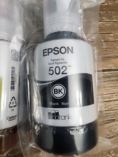 Genuine Epson 502 Ink Bottle 4 Pack ET-2700 ET-2750 ET-3700 ET-3750 Exp 11-28