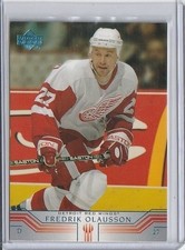 2001-02 Upper Deck #295 Fredrik Olausson Detroit Red Wings