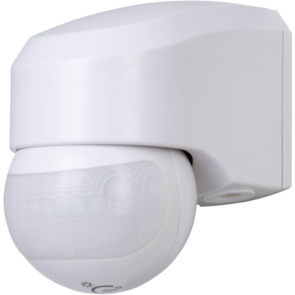 Détecteur PIR Kopp 823802014 à grand angle 180° avec minuterie réglable intérieur extérieur