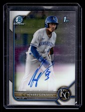 2022 Bowman Chrome #CPA-HG Herard Gonzalez Prospect Autographs