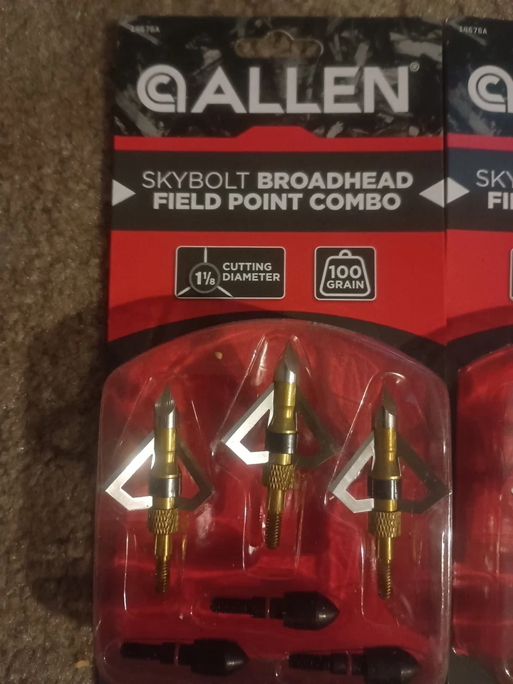 Lote de 2 combo Allen Skybolt cabeça larga/ponto de campo  - Imagem 3 de 4