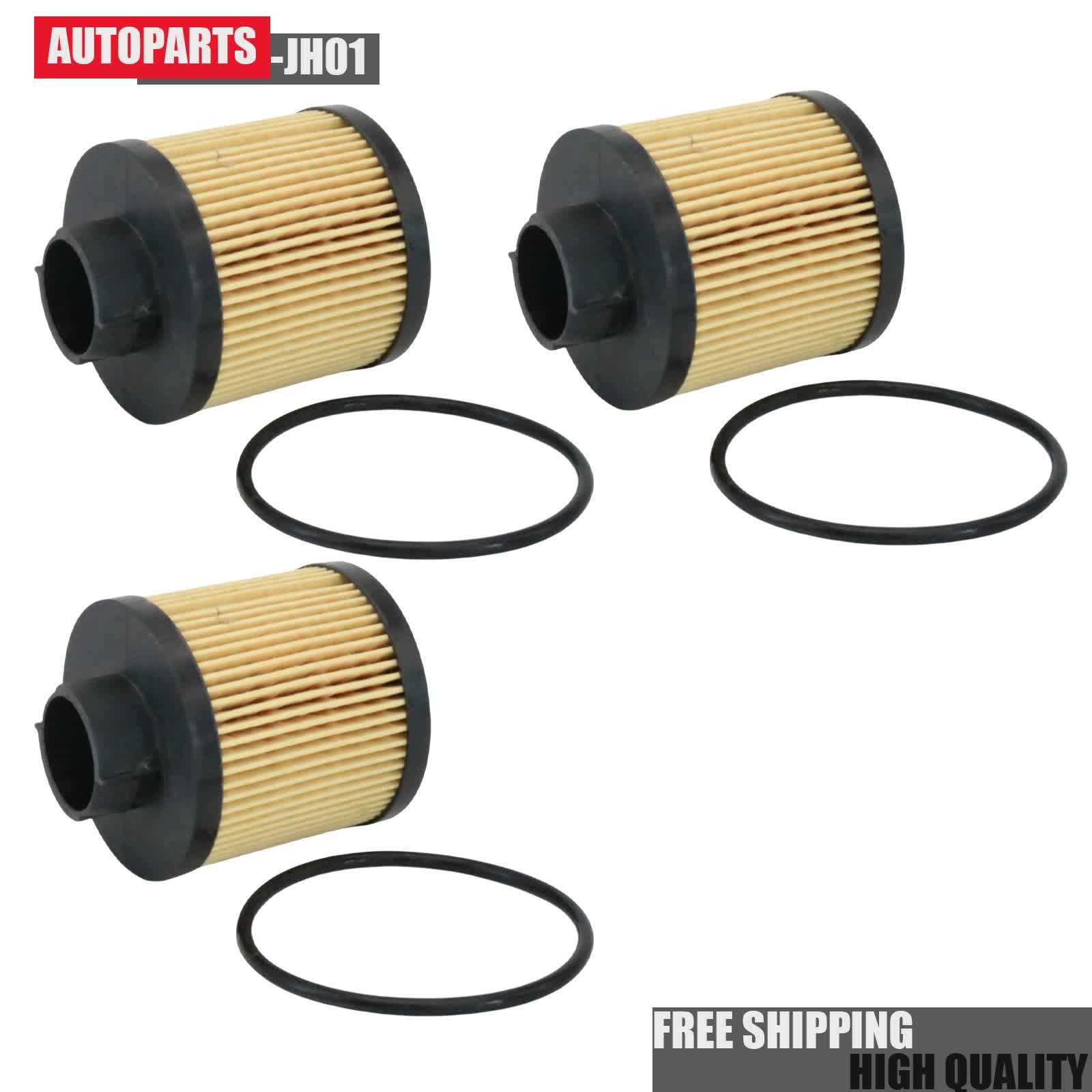 3 Pc Set Oil Filters fits 2004 2005 2006-2008 Lamborghini Gallardo 07L115561C