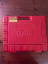 Lego Hard Storage Case Vintage 1985 Red Large 15"X 12.5"X 4"