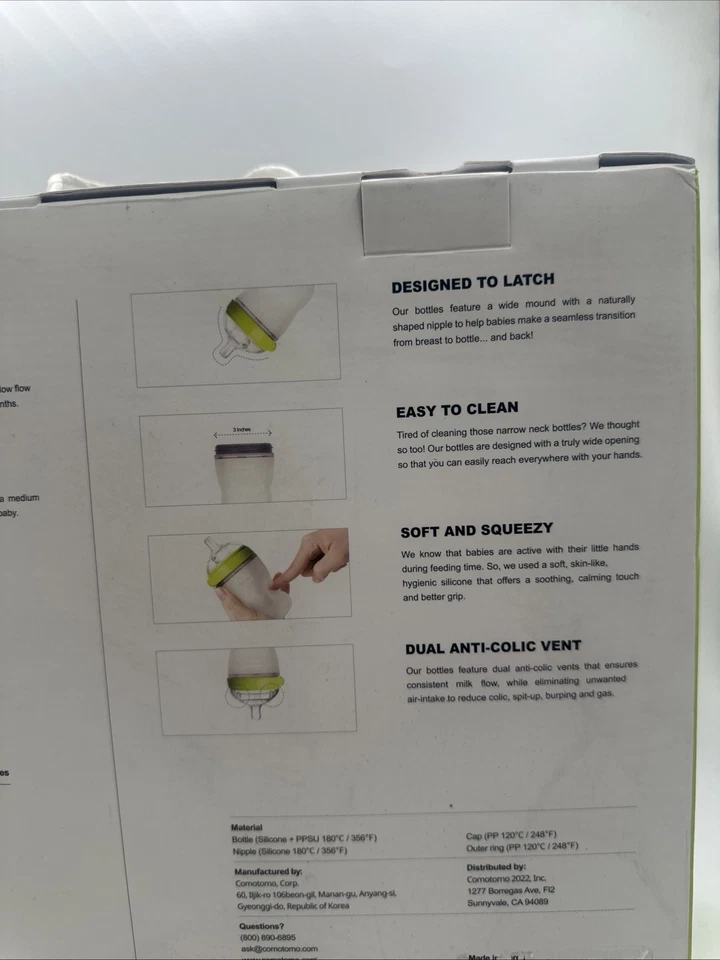 Paquete de biberón verde Comotomo BUNDLE1_G Foto 4 de 4