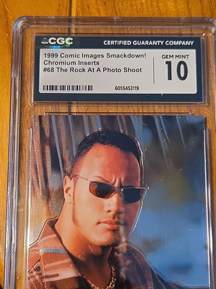 1999 WWF WWE SmackDown! The Rock #68 Comic Images CGC 10 Chromium Gem NXT  - Image 4 of 4