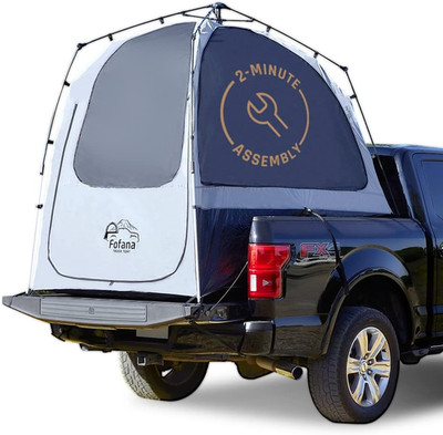 Mid-Size Pop-Up Truck Bed Tent for 2 - Quick Setup, Waterproof & Ventilated