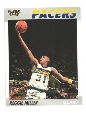 1997-98  Fleer Decade of Excellence Indiana Pacers Reggie Miller