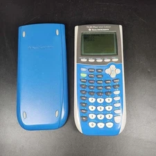 Texas Instruments TI-84 Plus Silver Edition Graphing Calculator Tested W/ Cover