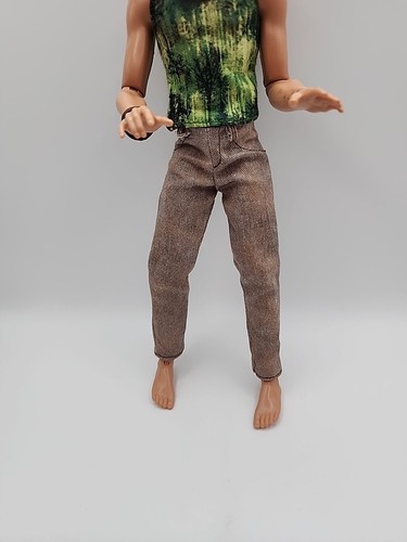 Ever After High Doll Hunter Huntsman Boy Brown Hair No Shoes, Faded Mark On Face - Picture 4 of 8