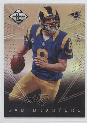 2013 Panini Limited Star Factor Gold 2/25 Sam Bradford #30 0m8