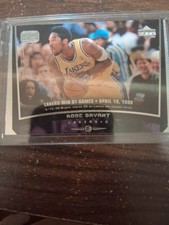 Upper Deck 1998-99 Lakers Win 61 Games Kobe Bryant Los Angeles Lakers #75