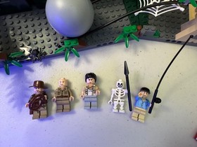 Lego Indiana Jones 7623 Temple Escape Near Complete (No Manuals)