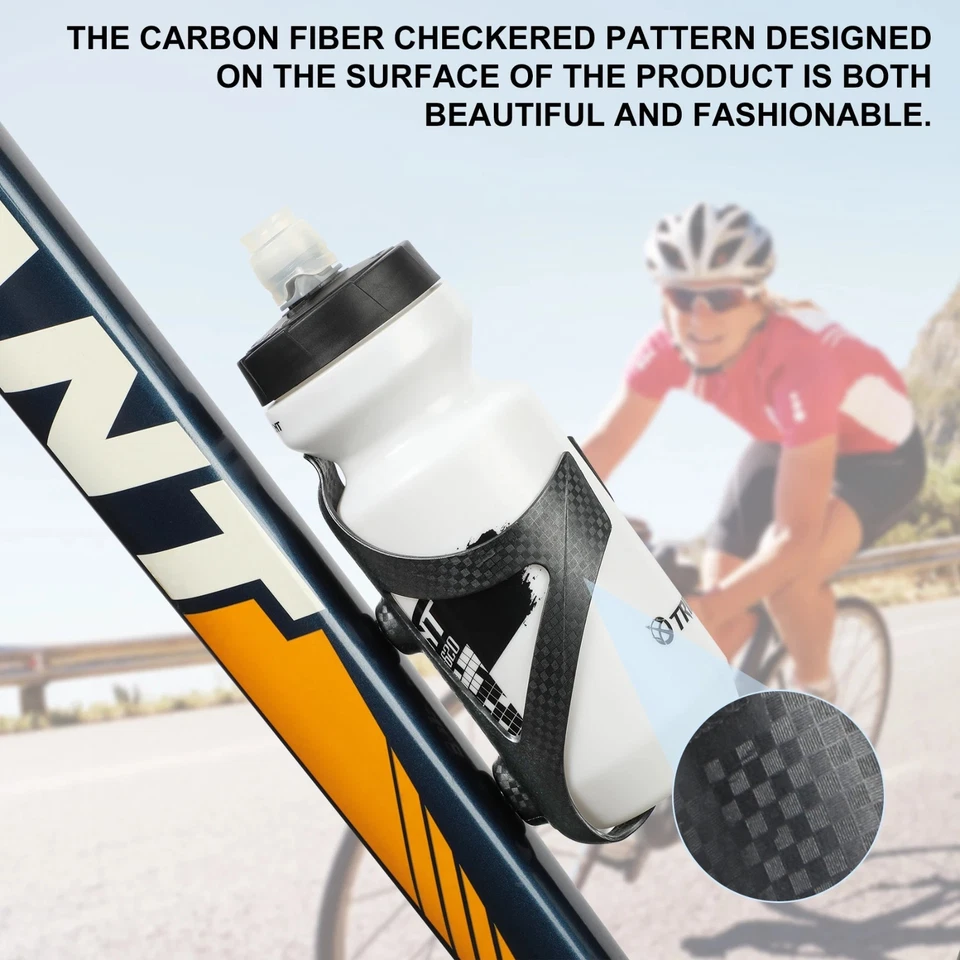 Клетка для бутылки воды нейлон углеродное волокно легкий держатель для дорожного горного велосипеда велосипеда - Изображение 2 из 4