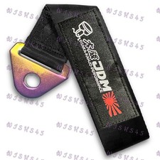 Black Neo Car Tow Towing Strap Osaka Jdm Racing Drift Rally Sports Belt Hook Black Neo Car Tow Towing Strap Osaka Jdm Racing Drift Rally Sports Belt Hook