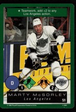 Marty McSorley 1995-96 Playoff One on One Challenge #51 Los Angeles Kings