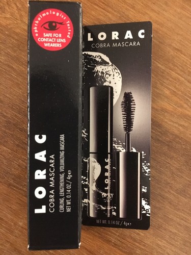 Lot of 5 Lorac Cobra Mascara Deluxe Travel Size .14 oz each (.7 oz Total) NIB! - Picture 3 of 10
