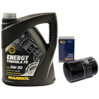 MotoröL Set 5W30 5 Liter + ÖLfilter SM 137 FüR Mazda CX-9