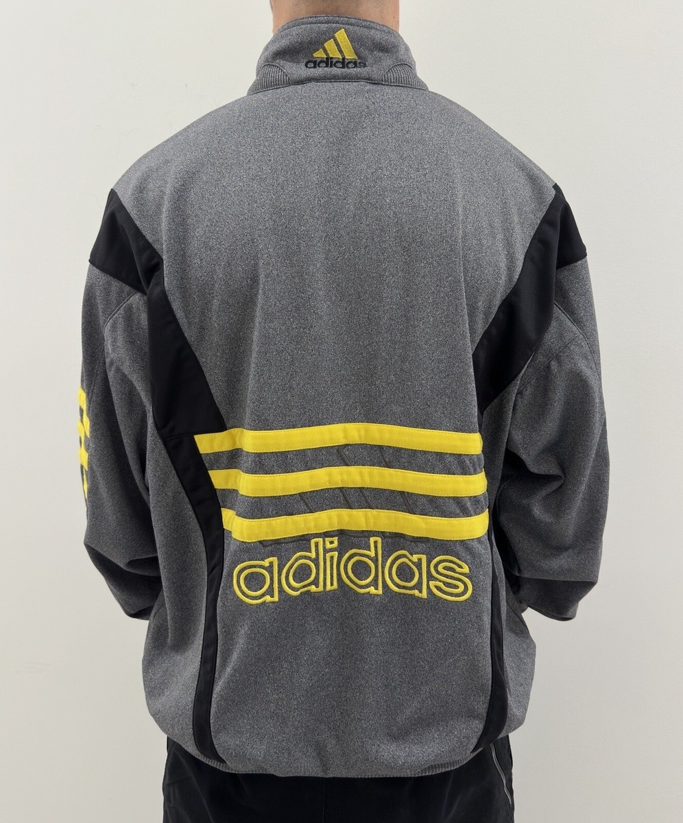 VINTAGE 1990s 90s ADIDAS TRACK TOP JACKET MENS RAVE Bloke Retro | eBay