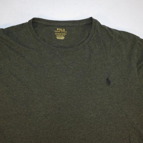 RALPH LAUREN POLO Classic LONG SLEEVE TEE T SHIRT Mens XL Green - Picture 2 of 3
