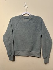 Everlane Tops The Renew Fleece Raglan Sweatshirt Size XS Sherpa